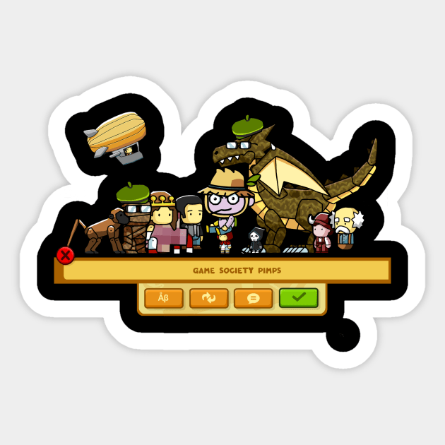 Scribblenauts All-Stars Sticker by Game Society Pimps